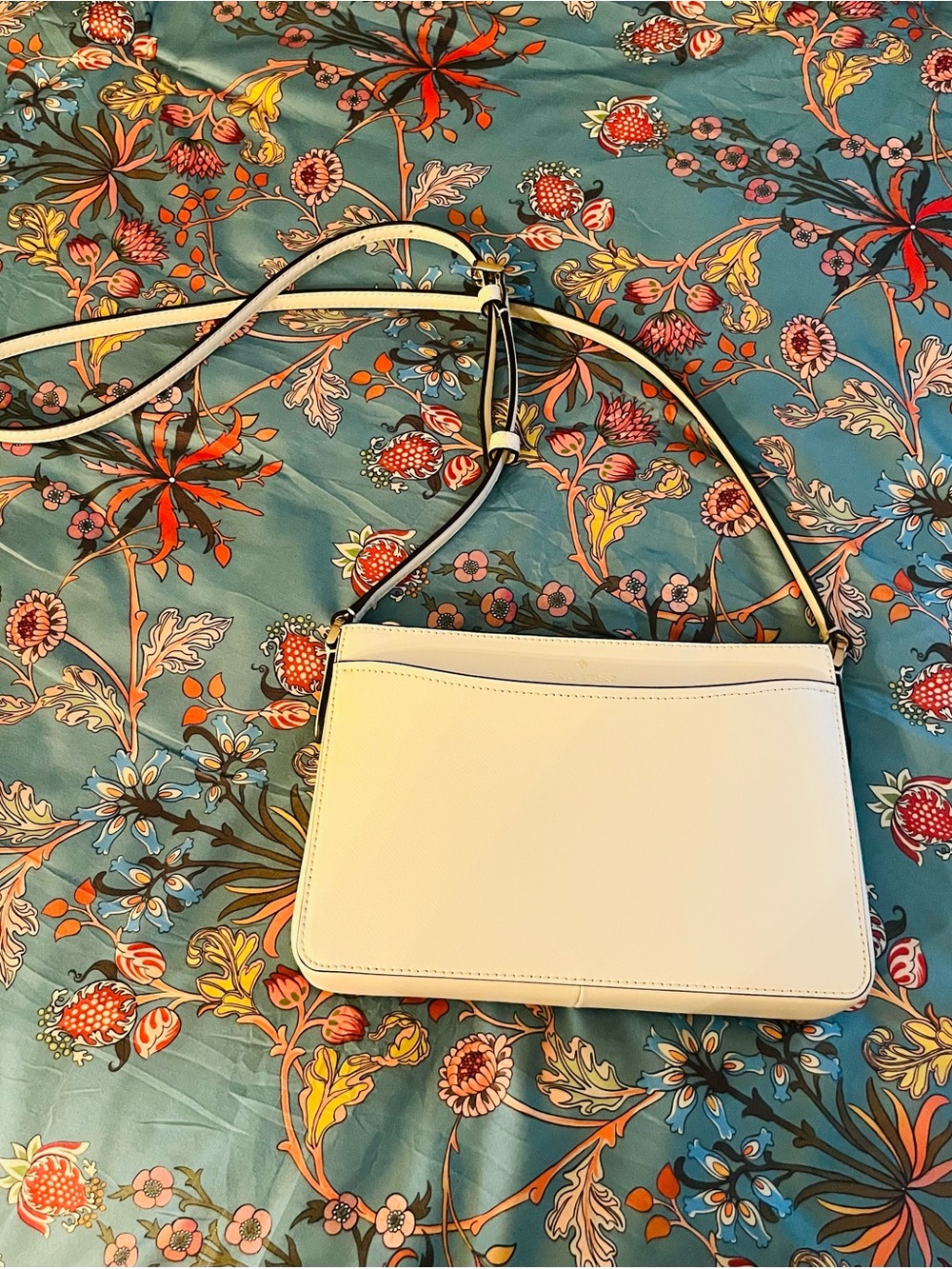 kate spade Cream Leather Crossbody Bag
